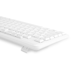 Клавиатура Oklick K225W беспроводная, радиоканал, белый