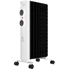 Радиатор масляный Royal Clima Laggio Nero ROR-LN7-1500M белый, 20 м², 1500 Вт, термостат