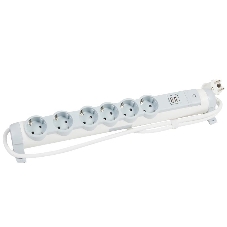 Удлинитель У06К 6 мест 2P+PE 1,5м 3х1,5мм2 16А USB A+C 20Вт белый COMFORT