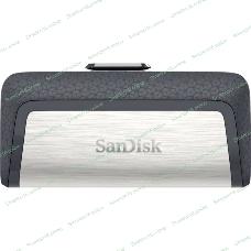 Флешка USB Sandisk DDC2 Ultra Dual (SDDDC2-032G-G46), 32Gb, USB 3.0/USB 3.1 Type C, R/W 150/30, серый/черный