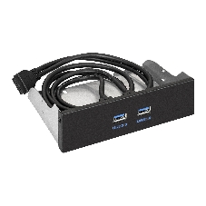 Планка USB на переднюю панель ExeGate U5H-615, 5,25