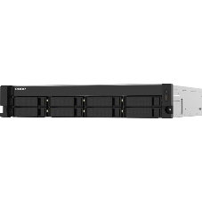 Сетевое хранилище без дисков SMB QNAP TS-832PXU-4G 8-Bay AL324 quad-core 1.7 GHz 2U rackmount NAS, 4Gb DDR4 UDIMM RAM (max 1x16Gb), SATA 6Gb/s, 2x 10GbE SFP+ LAN, 2x2.5 GbE LAN, 1x PCIe Gen2 x2 slot. W/o RAIL-B02