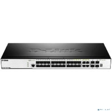 Коммутатор D-Link DGS-3000-28SC/A1A, 20×1 Гбит/с SFP + 4×1 Гбит/с Combo + 4×10 Гбит/с SFP+, управляемый