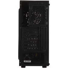 Компьютерный корпус Miditower ExeGate EVO-8243-EVO800 (ATX, БП EVO800RGb с вент. 12 см, 2хUSB+1хUSB 3.0, черный, 3 вент. с RGb подсветкой, боковая панель - закаленное стекло)