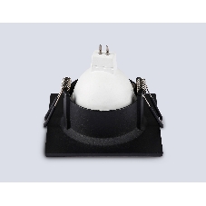 Встраиваемый точечный светильник Ambrella light TN102812 BK черный GU5.3 85*85*35