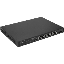 Коммутатор JetStream SG3428MP 28-port Gigabit L2+ Managed Switch with 24-port PoE+, PoE budget up to 384W, support SDN