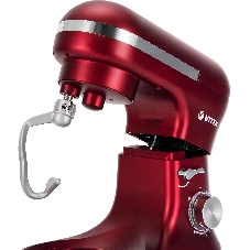 Миксер Vitek VT-PM0111 красный, стационарный, 1500 Вт, 4.5 л, 8 скоростей