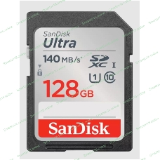 Флеш карта SD 128Gb SanDisk SDXC Class 10 UHS-I Ultra 140Mb/s