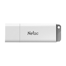 Флешка USB Netac U185 (NT03U185N-016G-20WH), 16Gb, USB 2.0, R/W 25/10, белый/серый