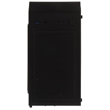 Компьютерный корпус Miditower ExeGate EVO-8243-EVO800 (ATX, БП EVO800RGb с вент. 12 см, 2хUSB+1хUSB 3.0, черный, 3 вент. с RGb подсветкой, боковая панель - закаленное стекло)