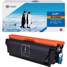 Картридж лазерный G&G GG-CF363XL пурпурный (18000стр.) для HP CLJ M552dn/M553N/M553DN/M553X/M577C/M577Z/M577F/M577DN
