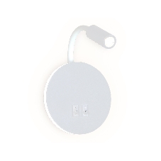 Настенный светодиодный светильник Ambrella light FW295 SWH белый песок LED 6400К+4200K 6W+3W D150*163