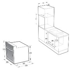 Духовой шкаф Электрический Gorenje BO6725E02ABGN черный
