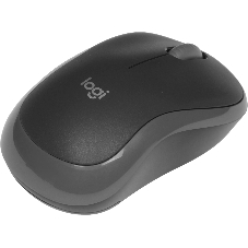 Мышь беспроводная Logitech M186 черный/серый, 1000 dpi, радиоканал, USB, кнопки - 3