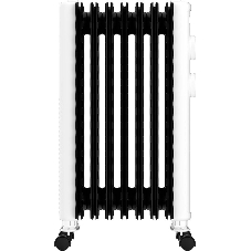 Радиатор масляный Royal Clima Laggio Nero ROR-LN7-1500M белый, 20 м², 1500 Вт, термостат