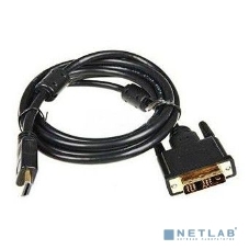 Кабель DVI Buro HDMI19 (m)/DVI-D(m) 5м феррит.кольца позолоченные контакты