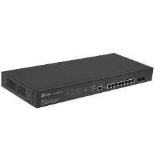 Коммутатор управляемый TP-Link SG3210XHP-M2 JetStream уровня 2+ с 8 портами PoE+ 2,5 Гбит/с и 2 портами SFP+