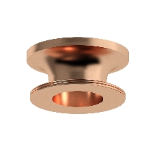 Насадка для корпуса светильника N7930 PPG золото розовое полированное D70*H28mm Out25mm