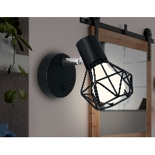Светильник Ambrella light TR8620 BK/CH черный/хром E27 max 40W 115*91*150
