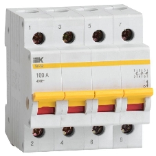 Выключатель нагрузки ВН-32 100А/4П IEK MNV10-4-100