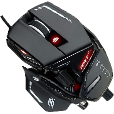 Мышь проводная Mad Catz R.A.T. 8+ черный, 16000 dpi, USB, кнопки - 11
