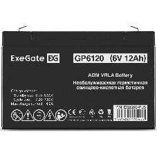 Батарея для ИБП ExeGate GP6120 (6V 12Ah), клеммы F1