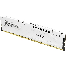 Оперативная память Kingston Fury Beast, DDR5, 16Gb (1x16GB), 5600MHz, CL40, DIMM, радиатор, белый