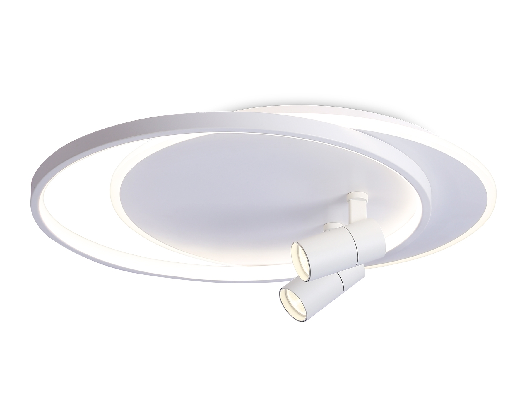 Светильник Ambrella light FL51391/1+2 WH белый 3000K-6400K 65W 560*480*120 (ПДУ РАДИО 2.4G)