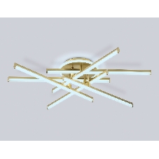 Потолочный светодиодный светильник Ambrella light FL6254 GD золото 97W 3000K-6400K 805*760*170 (ПДУ ИК)