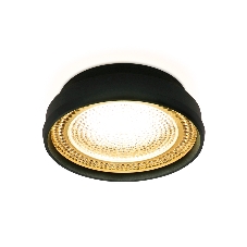Светильник Ambrella light TN348 SBK/TI черный песок/янтарь GU5.3 D85*45