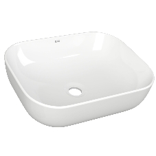 Раковина накладная прямоугольная BAU Stil PRO 50х40, белая