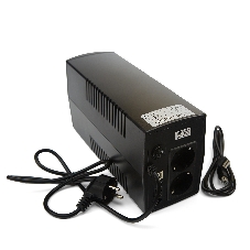 Источник бесперебойного питания CBR UPS-TWP-101EJ-650 / 650ВА / 390Вт, Schuko CEE 7 x2 outlets, USB Type-B, RJ11/45