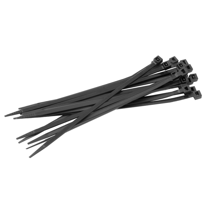 Хомут кабельный 2.5х100 нейл. черный (уп. 100 шт) EKF plc-cb-2.5x100