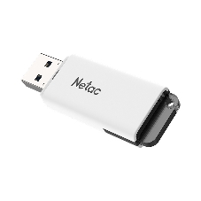 Флешка USB Netac U185 (NT03U185N-016G-20WH), 16Gb, USB 2.0, R/W 25/10, белый/серый