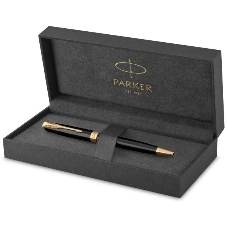 Ручка шариковая Parker Sonnet Core K530 (CW1931497) LaqBlack GT, M, черные чернила, подарочная коробка