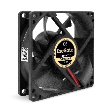 Вентилятор 12В DC ExeGate ExtraSilent ES08025S2P (80x80x25 мм, Sleeve bearing (подшипник скольжения), 2pin, 1900RPM, 20dBA)