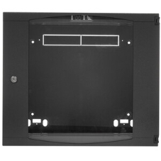 Шкаф настенный Lanmaster Next TWT-CBWNG-9U-6X4-BK 9U 550x450 мм пер. дв. стекл съемные бок. пан. 60 кг черный