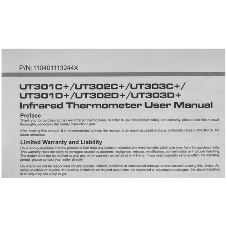 Инфракрасный термометр UNI-T UT302C+