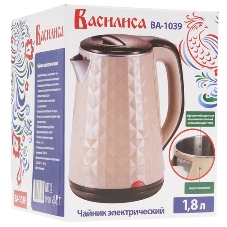 Чайник электрический ВАСИЛИСА ВА-1039 бежевый