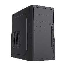 Корпус с блоком питания 500Вт Case Foxline FL-733R, mATX, 2x5.25EXT, 2x3.5EXT, 5x3.5INT, 2xUSB2.0, 2xUSB-C (19pin), HDA, w/o FAN, w/500W ATX PSU, w/1.2m EU pwr cord