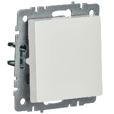 Выключатель 1-кл. IEK BRITE 10А ВС10-1-0-БрБ белый