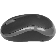 Мышь беспроводная Logitech M186 черный/серый, 1000 dpi, радиоканал, USB, кнопки - 3
