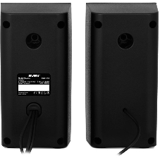 Колонки SVEN 318 черный USB-порт ПК, ноутбука или адаптер 5V DC