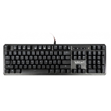 Клавиатура проводная A4 B975 механическая черный USB Gamer LED (подставка для запястий)