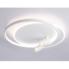 Светильник Ambrella light FL51391/1+2 WH белый 3000K-6400K 65W 560*480*120 (ПДУ РАДИО 2.4G)