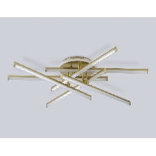 Потолочный светодиодный светильник Ambrella light FL6254 GD золото 97W 3000K-6400K 805*760*170 (ПДУ ИК)