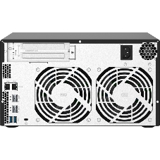 Сетевое хранилище без дисков SMB QNAP TS-832PX-4G 8-Bay NAS, AL324 64-bit quad-core 1.7GHz, 4Gb DDR4 SO-DIMM RAM (up to 1x16 Gb), 8 x 3.5