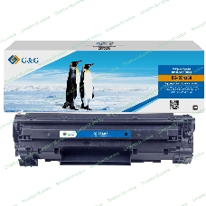 Картридж лазерный G&G GG-CB436A черный (2000 стр.) для HP LJ P1505/M1120/M1522