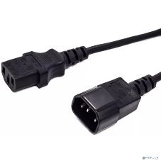 Кабель питания Filum FL-PC16-C13-C14-1.8M С13- C14, 3х1 мм?, 220В, 10A, черный, 1.8 м.[FL-PC16-C13-C14-1.8M]