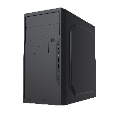 Корпус с блоком питания 500Вт Case Foxline FL-733R, mATX, 2x5.25EXT, 2x3.5EXT, 5x3.5INT, 2xUSB2.0, 2xUSB-C (19pin), HDA, w/o FAN, w/500W ATX PSU, w/1.2m EU pwr cord